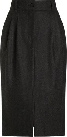 Dolce & Gabbana Midi Skirts - Dames - Midirokken - Zwart - M - Rokken