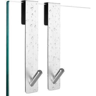 OEM Juego De 2 Ganchos De Ducha De Acero Inoxidable Con Acolchado De Espuma, Toallero Y Perchero De Pared - Crezuo