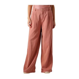 Summum Dames, Jeans, Roze, Maat: XS