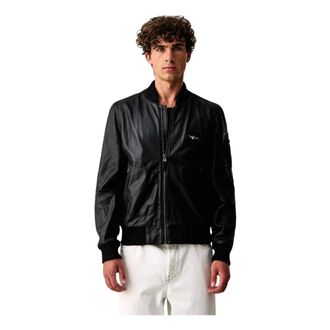 Aeronautica Bomberjack - Heren - Jassen - Zwart - Maat: 2XL Katoen