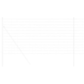 Berkfield Home Decorative Euro Fence 1x25 m Galvanised Steel in Silver