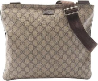 Gucci Borsa a tracolla GG Supreme in tela rivestita Pre-owned - - Pre-owned - Donna - Beige - ONE SIZE