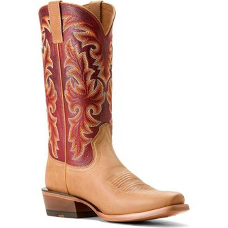 Ariat Futurity Cashout Square Toe Boot in Flaxen Tan at Nordstrom Rack, Size 10.5