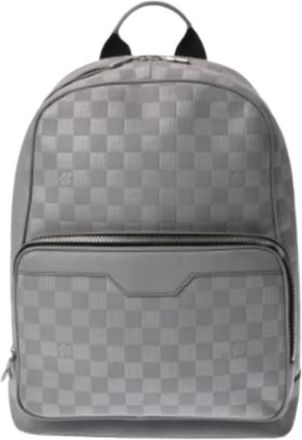Louis Vuitton Pre-owned Backpacks, male, Gray, Size: ONE SIZE Pre-owned Vintage Backpack