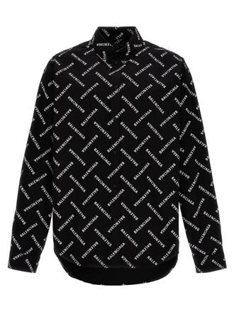 Balenciaga Logo Print Shirt
