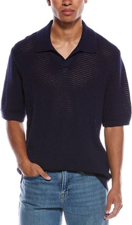 Frame Denim Frame Denim Sweater Silk-Blend Polo Shirt