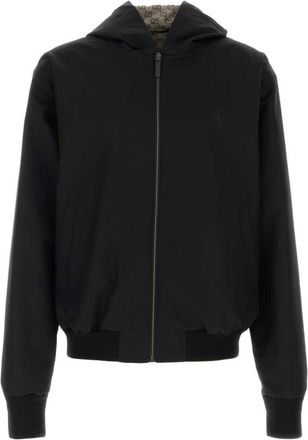 Gucci Black Logo Hood Jackets