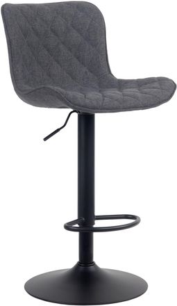 Clp Taburete de bar regulable y giratorio en Tela Negro