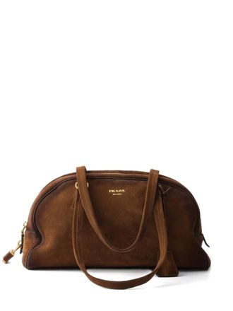 Prada Bowling Medium Suede Bags