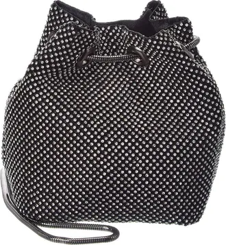 Rene Ruiz Allover Crystal Bucket Bag