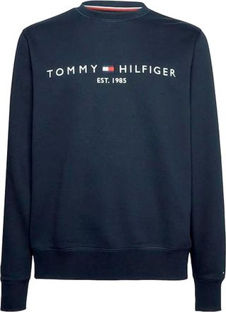 Tommy Hilfiger Sweatshirt met Hoge Kraag - Heren - Sweatshirts - Blauw - 2XL - Katoen - Hoodies & sweatvesten