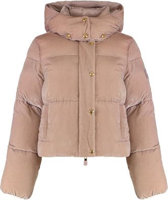 Elisabetta Franchi Dames, Jassen, Roze, Maat: M Velours