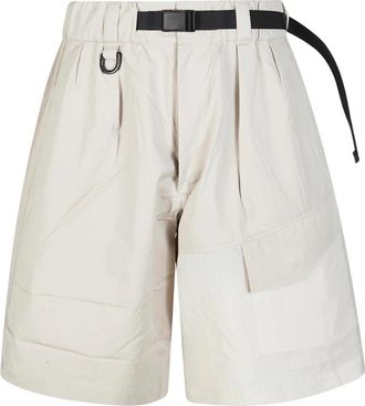 Yohji Yamamoto UT Shorts - Heren - Korte Broeken - Beige - M - Katoen - Korte Broeken