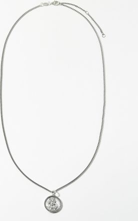 Serge DeNimes Mens Saint Christopher medallion chain