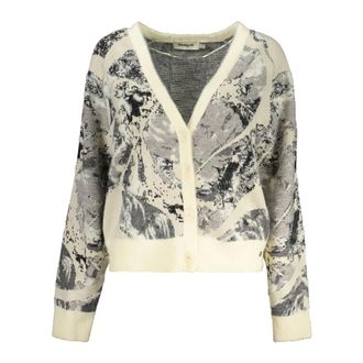 Desigual C&aacute;rdigan Bouquet Lacroix - Knitwear - Mujer - Blanco - XL