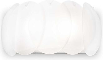 Ideal Lux Ideal Lux Ovalino - Aplique de pared interior 2 luces blanco, E27