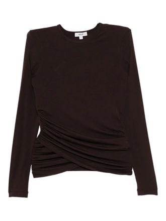 A Gold E T-shirt Twist Eve - Marrone