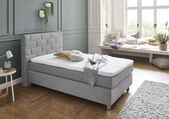 Westfalia Polsterbetten Boxspringbett mit Topper