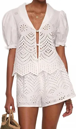 Heartloom Floria Two Piece Set In Eggshell