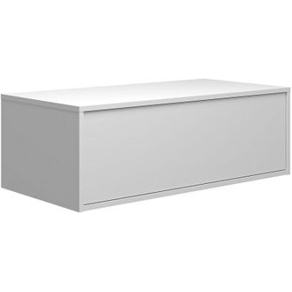 Vente-Unique Mobile sotto lavabo sospeso Bianco 94 cm - teana ii