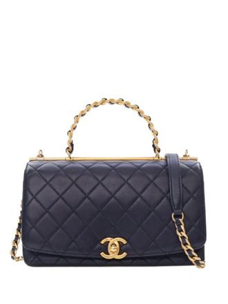 Chanel 2019 Small Quilted Lambskin La Parisienne Flap satchel - women - Lambskin - One Size - Blue