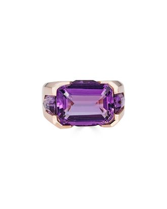 Diana M. Jewels Fine Jewelry 18K Rose Gold 12.37 Ct. Tw. Amethyst Ring