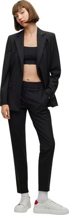 HUGO BOSS Hugo Hetana rechte broek voor dames (Zwart)
