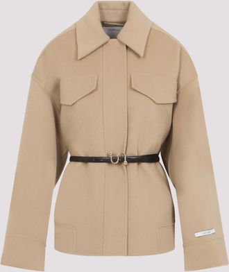 Sportmax Camel Brown Wool Cantore Blazer