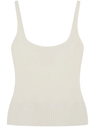 16Arlington Keo ribbed tank top - White