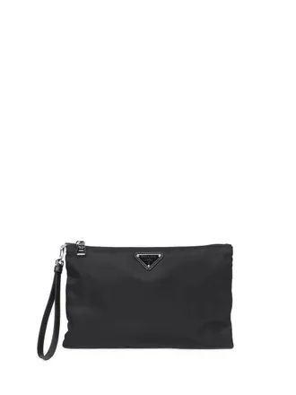 Prada Re-Nylon And Saffiano Pouch
