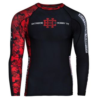 OEM Maglia A Maniche Lunghe Da Uomo Rashguard Red Warrior Xl Nera
