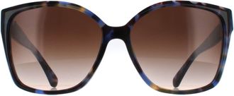 Michael Kors Square Bright Blue Tortoise Brown Gradient MK2201 Malia