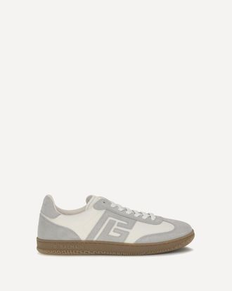 Balmain Swan Sneakers in suede and smooth leather Male 44