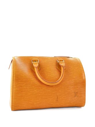 Louis Vuitton Speedy Handbag Epi Leather 25 satchel - Yellow