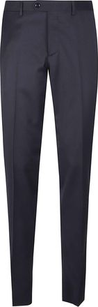 Lardini Wool-Blend Straight-Leg Trousers