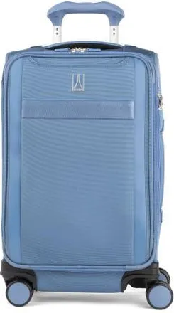 Travelpro Versapack + Lightweight Softside Expandable 21 Carry On Spinner Luggage in Elemental Blue at Nordstrom