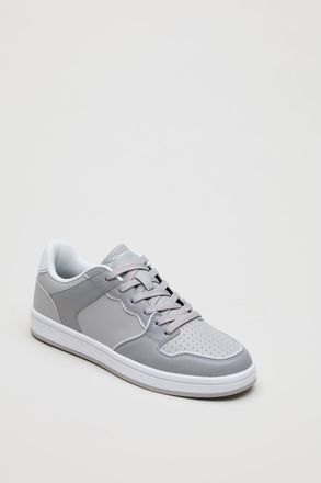 Ben Sherman Club Leather Mens Grey Trainers - Size UK 12