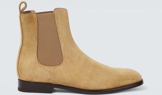 Manolo Blahnik Delsa suede Chelsea boots