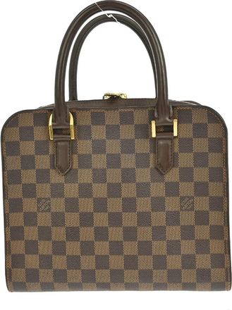 Louis Vuitton Triana Bag Damier Brown Canvas Handbag (Pre-Owned)