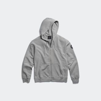 Canada Goose Loon Full Zip Hoodie Black Disc (Men, Stratus Grey, XXL)