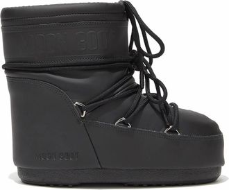 Moon Boot Zwarte enkellaarsjes voor de winter - Heren - Winterlaarzen - Zwart - 45 EU - Schoenen