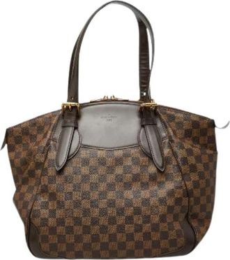 Louis Vuitton Pre-owned Verona GM Damier Handbag - Dames - Vintage Shopper - Bruin - ONE Size - Leer - Vintage