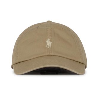 Polo Ralph Lauren Caps, male, Beige, Size: ONE SIZE Sport Cap