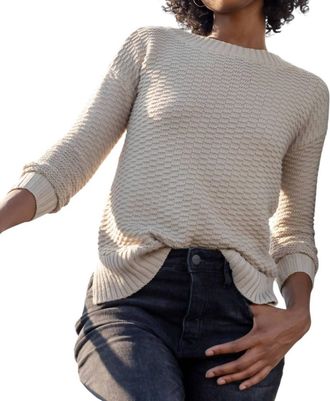 United By Blue Organic Cotton Crew Sweater In Sand