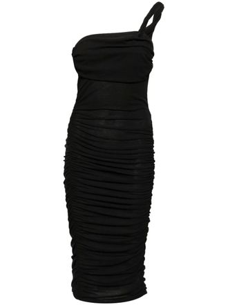 Reformation Alycia dress - women - Rayon/Polyester - M - Black