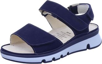 Ganter Gianna Sandaal - Dames - Schoenen - Blauw - Maat: 39 EU Leer