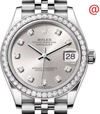 Rolex Datejust 31 Automatic Diamond Silver Dial Ladies Watch 278384SDJ
