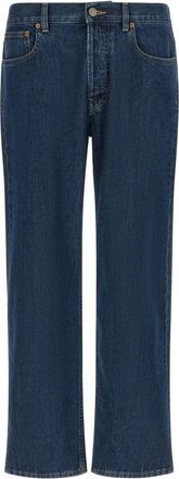 Valentino Garavani Denim Broek met VGold - Heren - Regular Fit Jeans - Blauw - W34 - Denim - Jeans
