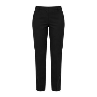 Dolce & Gabbana Slim-fit Broeken - Dames - Broeken - Zwart - Maat: 2XL Katoen