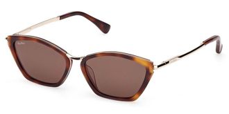 Max Mara MM0162 52E Womens Sunglasses Tortoiseshell Size 54